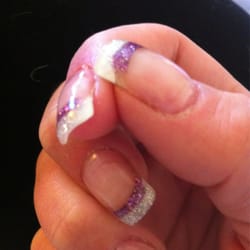 As you can see. The glitter was dremeled off and not replaced