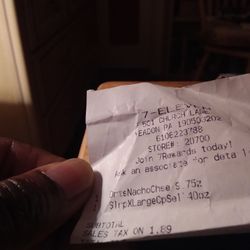 7-Eleven - My 7 Eleven receipt.