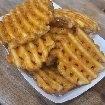 Burt's Burgers - Waffle fries were also crisp and tasty. - Caterers Near Me - Huntington Beach, California