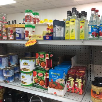 Mid East Market - shelves of food and condiments - Grocery Near Me - Roswell, Georgia