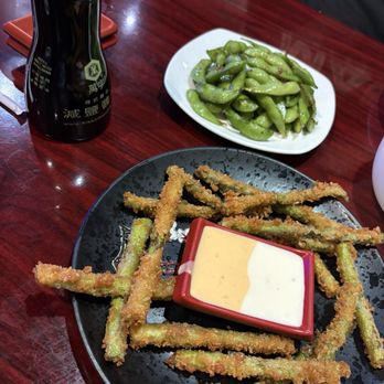 Hinode - Edamame and asparagus fries - Japanese Near Me - Oviedo, Florida