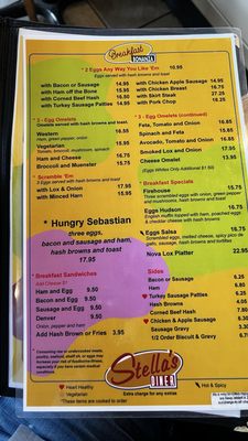 Menu photo 1 Stella's Diner Chicago, IL Menu photo 1 Stella's Diner Chicago, IL