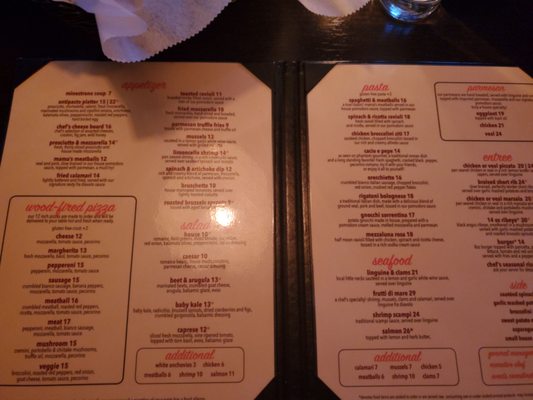 Menu photo 1 Osteria Nino Burlington, MA