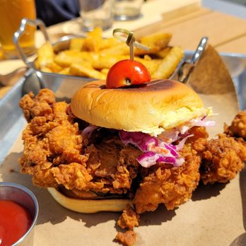 Beach Haus Brewery - Spicy chicken sandwich! - Breweries Near Me - Belmar, New Jersey Beach Haus Brewery - Spicy chicken sandwich! - Breweries Near Me - Belmar, New Jersey