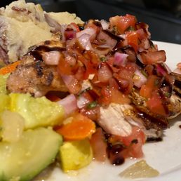 Grilled Chicken Bruschetta