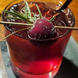 Merry Cherry Bourbon Mule