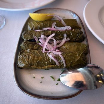 Cafe Santorini - STUFFED GRAPE LEAVES - Italian Near Me - Pasadena, California