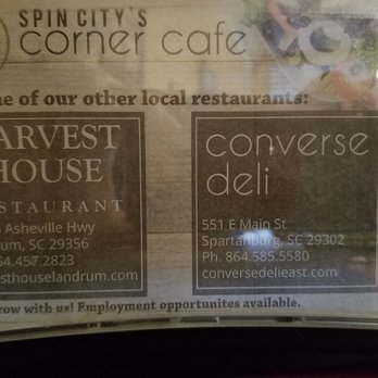 spin city's corner cafe - 3 locations - Cafes Near Me - Spindale, North Carolina