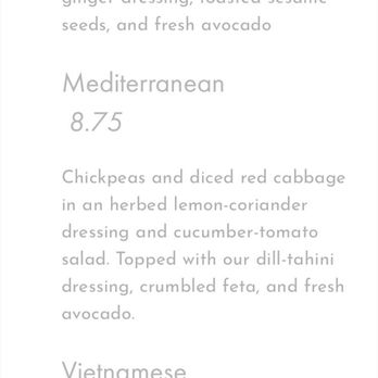 Goatocado - Mediterranean menu ingredients - New American Near Me - Richmond, Virginia