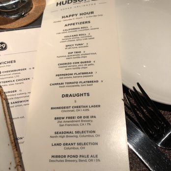 Hudson 29 Kitchen + Drink - Happy Hour Menu (1/22/2020) - New American Near Me - Upper Arlington, Ohio Hudson 29 Kitchen + Drink - Happy Hour Menu (1/22/2020) - New American Near Me - Upper Arlington, Ohio