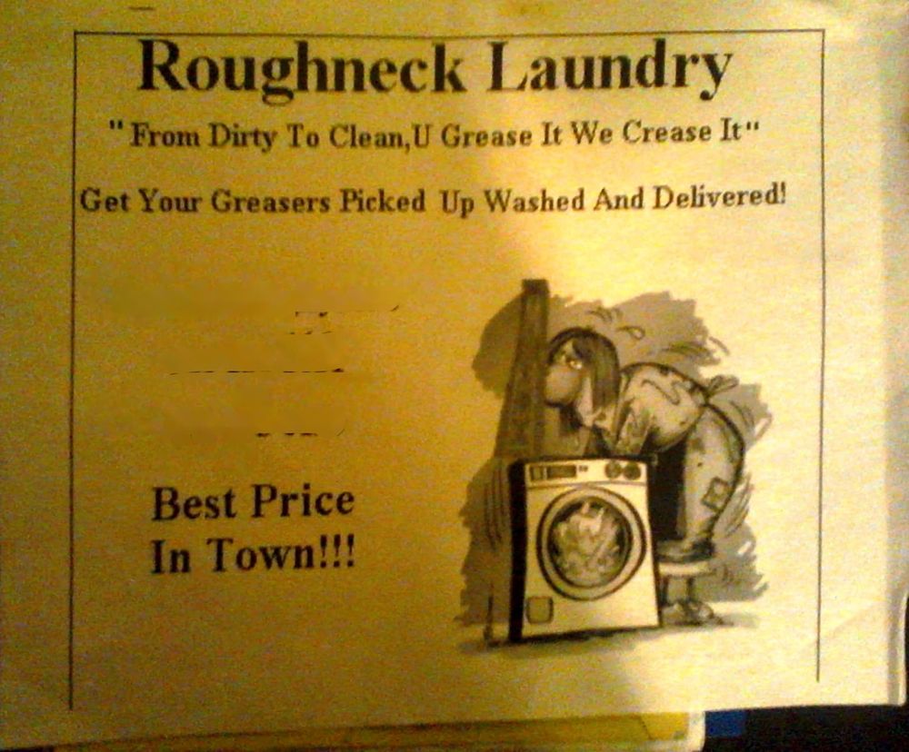 ROUGHNECK LAUNDRY Request a Quote Big Spring, Texas Laundry
