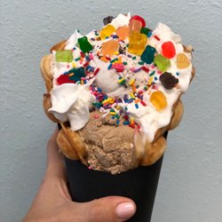 Blue Pineapple Ice Cream