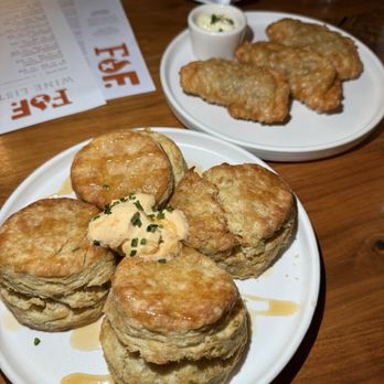 Fire by Forge - Karrigan's Biscuits and Wild Mushroom Empanadas - New American Near Me - Hartford, Connecticut Fire by Forge - Karrigan's Biscuits and Wild Mushroom Empanadas - New American Near Me - Hartford, Connecticut