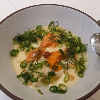 Populaire Modern Bistro - Crab chawanmushi - French Near Me - Costa Mesa, California Populaire Modern Bistro - Crab chawanmushi - French Near Me - Costa Mesa, California