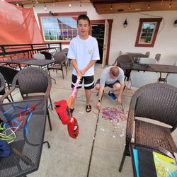 14th birthday outside in covered patio