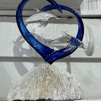 Kai Pua - Love their blown heart with sea life. We may do one with a whale & turtle. - Art Galleries Near Me - Lahaina, Hawaii