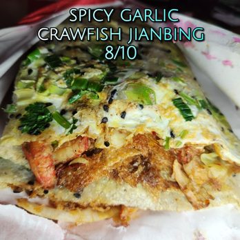 Followsoshi 福禄寿喜 - Spicy garlic crawfish jianbing - Chinese Near Me - Flushing, New York Followsoshi 福禄寿喜 - Spicy garlic crawfish jianbing - Chinese Near Me - Flushing, New York