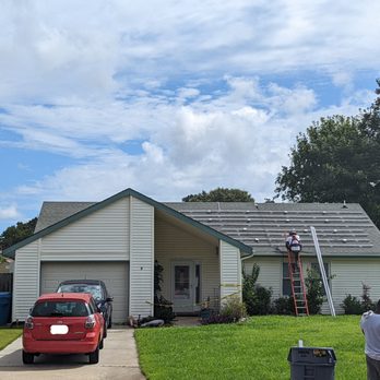 Unlimited Solar - This is a view of them starting the process of getting the solar panels installed. Photo take August 16, 2022. - Solar Installation Near Me Unlimited Solar - This is a view of them starting the process of getting the solar panels installed. Photo take August 16, 2022. - Solar Installation Near Me