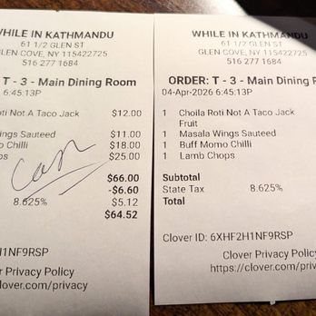 While in Kathmandu - Cash vs Credit Card Bill - Bars Near Me - Glen Cove, New York While in Kathmandu - Cash vs Credit Card Bill - Bars Near Me - Glen Cove, New York