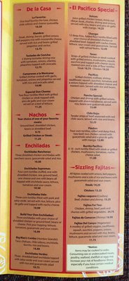 Menu photo 3 El Pacifico Mexican Restaurant Robbinsville, NC Menu photo 3 El Pacifico Mexican Restaurant Robbinsville, NC