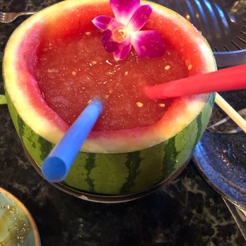 Zen Asian BBQ - Watermelon juice w sake - Japanese Near Me - Naples, Florida