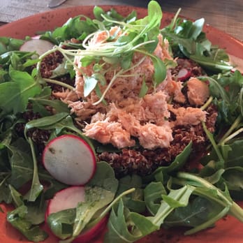 Rye Leawood - Smoke salmon and quinoa salad. - New American Near Me - Leawood, Kansas Rye Leawood - Smoke salmon and quinoa salad. - New American Near Me - Leawood, Kansas