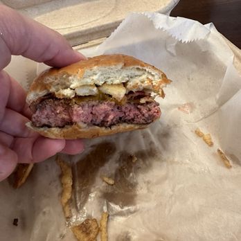 Stone House Tavern - Undercooked burgers when asked for well done - American Near Me - Waynesville, Ohio
