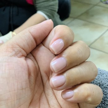 Nova Nail Lounge Lashes - Gel nails in OPI's Bubble Bath color - Nail Salons Near Me - Los Alamitos, California