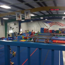 A typical night at gymnastics.