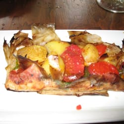 Nick's Italian Cafe - Tuna in parchment paper tomatoes and lemon.