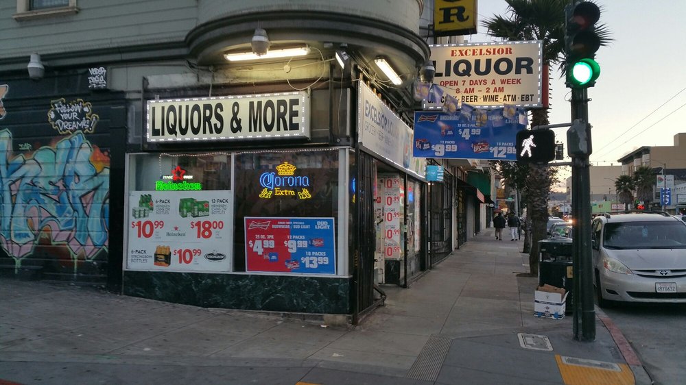 EXCELSIOR LIQUORS 4501 Mission St, San Francisco, California Beer