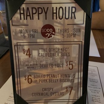 Soco Thornton Park - Happy Hour Food - Southern Near Me - Orlando, Florida Soco Thornton Park - Happy Hour Food - Southern Near Me - Orlando, Florida