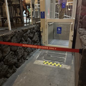 Aloha Steak House - Handicap accessible elevator if you cannot climbs stairs - Steakhouses Near Me - Honolulu, Hawaii