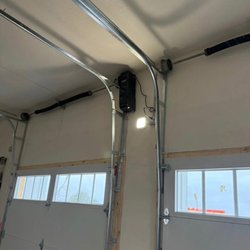 A&M Garage Door & Gate Service - High lift Configuration paired with Wall mount opener motor by LiftMaster , Folsom CA