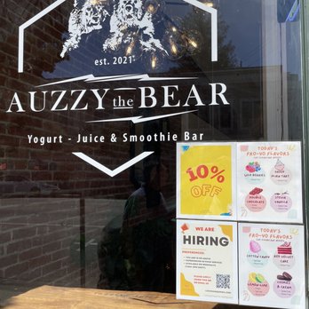 Auzzy The Bear - Ice Cream & Frozen Yogurt Near Me - Los Gatos, California