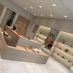 Ladies shoe area which I love