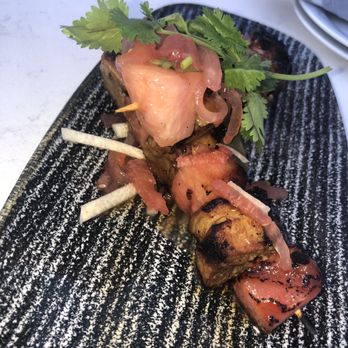 Kabana Rooftop - Pork belly watermelon skewers - Lounges Near Me - Richmond, Virginia