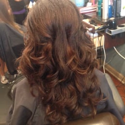Wedding hair trial by Lisa - love it