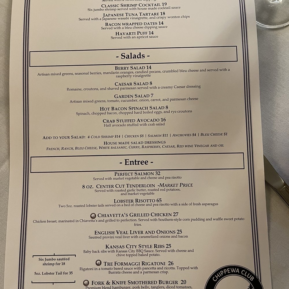 Chippewa Club - Menu - Social Clubs Near Me - Iron Mountain, Michigan Chippewa Club - Menu - Social Clubs Near Me - Iron Mountain, Michigan