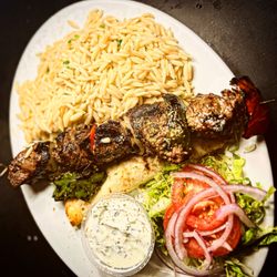Greek Spot the Restaurant - Beef fillet mignon kebab