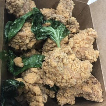 T4 - Basil Popcorn Chicken ($5) - Bubble Tea Near Me - Millbrae, California