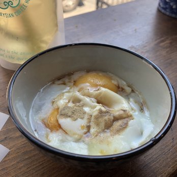 Kopitiam - Malaysian Style 1/2 Boiled Eggs Breakfast - Malaysian Near Me - New York, New York Kopitiam - Malaysian Style 1/2 Boiled Eggs Breakfast - Malaysian Near Me - New York, New York