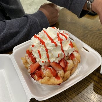 Sticky Icky Funnel Cakes - Our funnel cake - Juice Bars & Smoothies Near Me - Long Beach, California Sticky Icky Funnel Cakes - Our funnel cake - Juice Bars & Smoothies Near Me - Long Beach, California