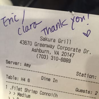 Sakura Grill - The sweetest servers!! - Japanese Near Me - Ashburn, Virginia Sakura Grill - The sweetest servers!! - Japanese Near Me - Ashburn, Virginia