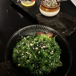 Chika Ramen Izakaya - Seaweed Salad and Tako Wasabi