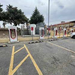 Tesla Supercharger - 6 spaces for charging