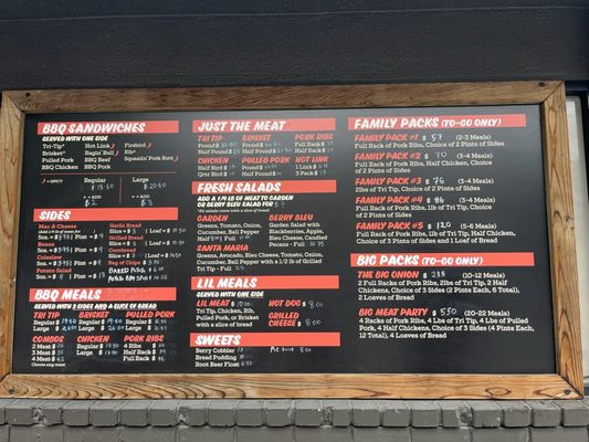 Menu photo 4 South Winchester BBQ San Jose, CA