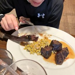 Hanger steak absolutely delicious. Hanger steak absolutely delicious.