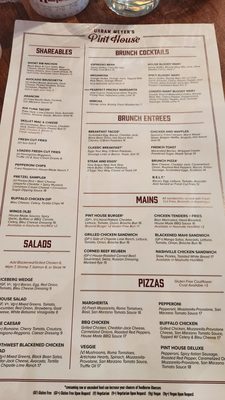 Menu photo 2 Urban Meyer's Pint House Dublin, OH