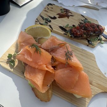 AJ Chocolate House - Salmon and cream cheese board $8.99 - Chocolatiers & Shops Near Me - New Smyrna Beach, Florida AJ Chocolate House - Salmon and cream cheese board $8.99 - Chocolatiers & Shops Near Me - New Smyrna Beach, Florida